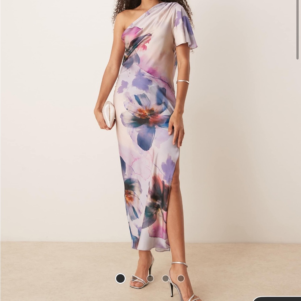 ASOS Multicolor Floral Maxi Skirt